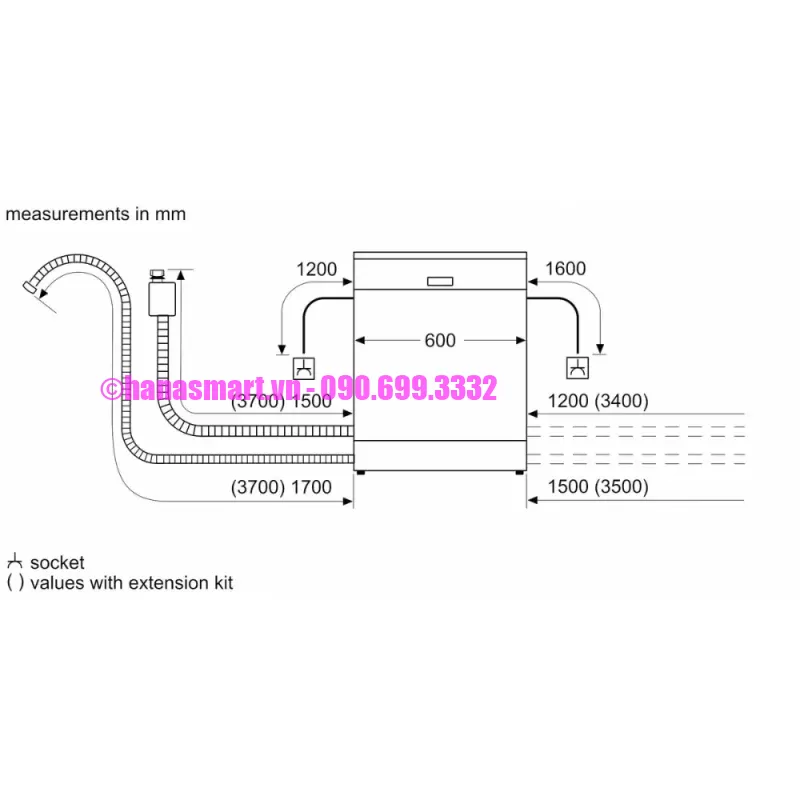 Máy rửa bát Bosch SMI8TCS01E Serie 8 - may rua bat bosch smi8tcs01e serie 86