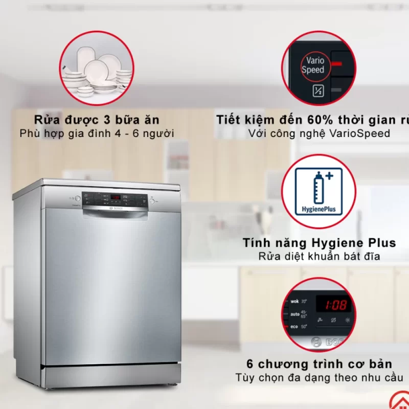 Máy rửa bát Bosch SMS46GI01P - may rua bat bosch sms46gi01p4