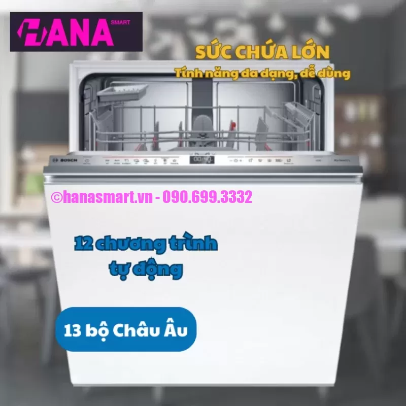 Máy rửa bát Bosch SMV6YAX04E Serie 6 - may rua bat bosch smv6yax04e serie 61