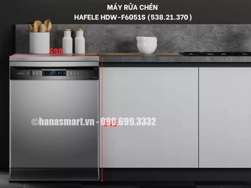 Máy rửa chén Hafele HDW-F6051S 538.21.370