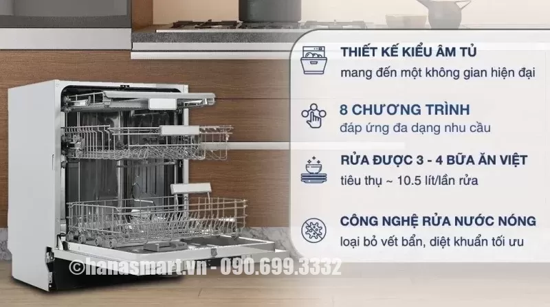 Máy rửa chén Hafele HDW-FI60AB 538.21.330