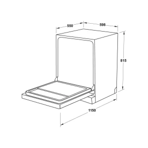 Máy rửa chén Hafele HDW-FI60AB 538.21.330 - may rua chen hafele hdw fi60ab 538 21 3307