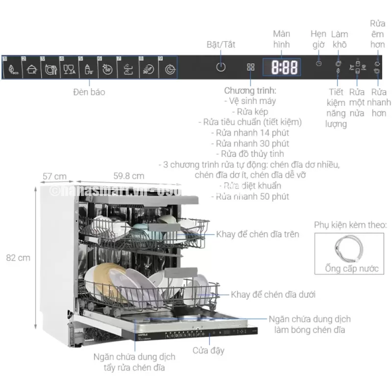 Máy rửa chén Hafele HDW-FI60D 533.23.320 - may rua chen hafele hdw fi60d 533 23 3206