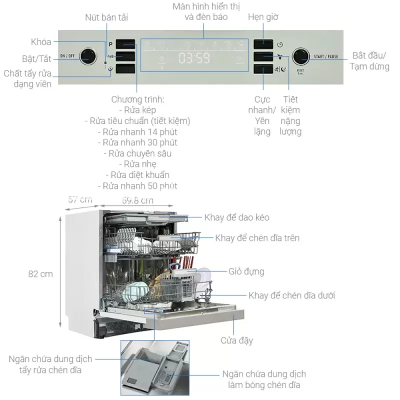 Máy rửa chén Hafele HDW-HI60C 533.23.120 - may rua chen hafele hdw hi60c 533 23 1202