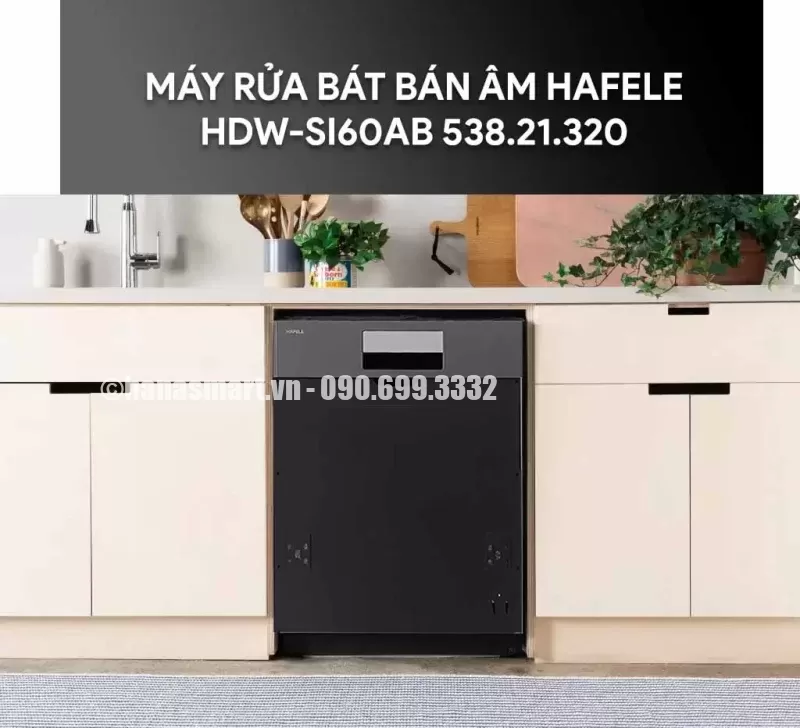 Máy rửa chén Hafele HDW-SI60AB 538.21.320 - may rua chen hafele hdw si60ab 538 21 3205