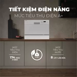 Máy rửa chén Hafele HDW-T50A 538.21.190 - may rua chen hafele hdw t50a 538 21 1904