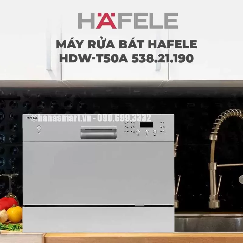 Máy rửa chén Hafele HDW-T50A 538.21.190 - may rua chen hafele hdw t50a 538 21 1906