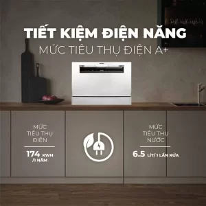 Máy rửa chén Hafele HDW-T50B 539.20.600 - may rua chen hafele hdw t50b 539 20 6004