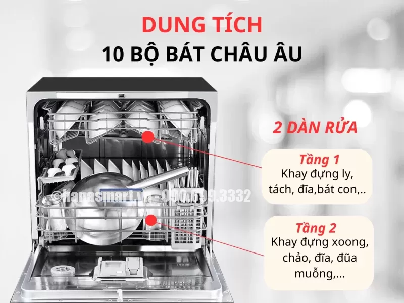 Máy rửa chén Hafele HDW-T5551B 538.21.340