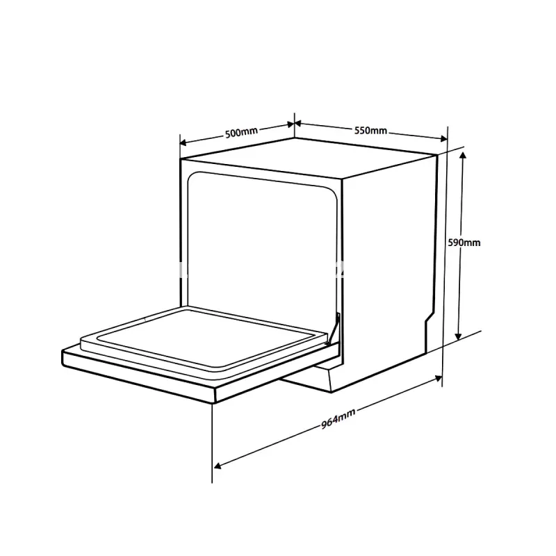 Máy rửa chén Hafele HDW-T5551B 538.21.340 - may rua chen hafele hdw t5551b 538 21 3405