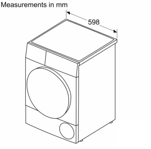 Máy sấy BOSCH HMH.WQG24570SG Serie 6 - may say bosch hmh wqg24570sg serie 63