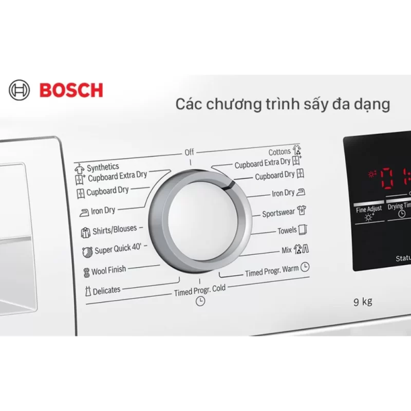 Máy sấy Bosch WQG24200SG 9 kg Serie 6 - may say bosch wqg24200sg 9 kg serie 62