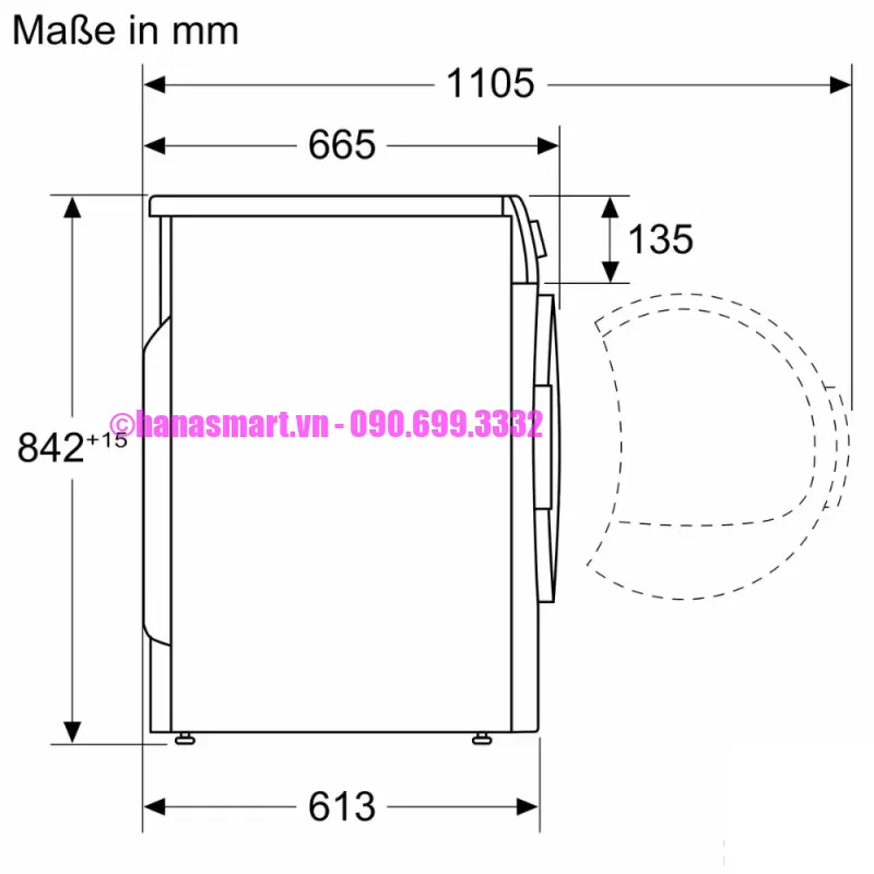 Máy sấy Bosch WTH85VX3 - may say bosch