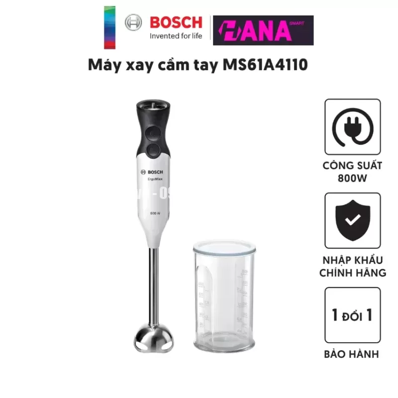 Máy xay sinh tố cầm tay Bosch HMH.MS61A4110 - may xay sinh to cam tay bosch hmh ms61a41101