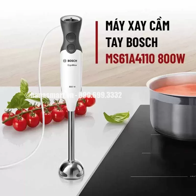 Máy xay sinh tố cầm tay Bosch HMH.MS61A4110 - may xay sinh to cam tay bosch hmh ms61a41107