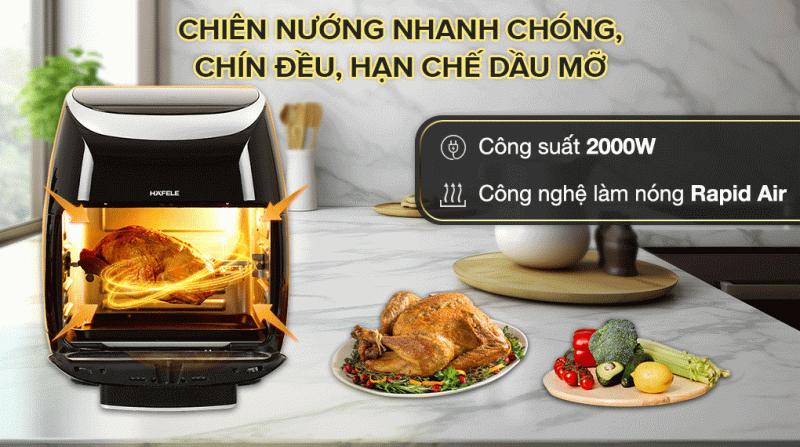 Nồi chiên không dầu Hafele HS-AF1102B 535.43.715