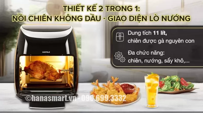 Nồi chiên không dầu Hafele HS-AF1102B 535.43.715