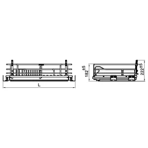 Rổ bát đĩa KASON FLEX Hafele 549.04.044 - ro bat dia kason flex hafele 549 04 0442