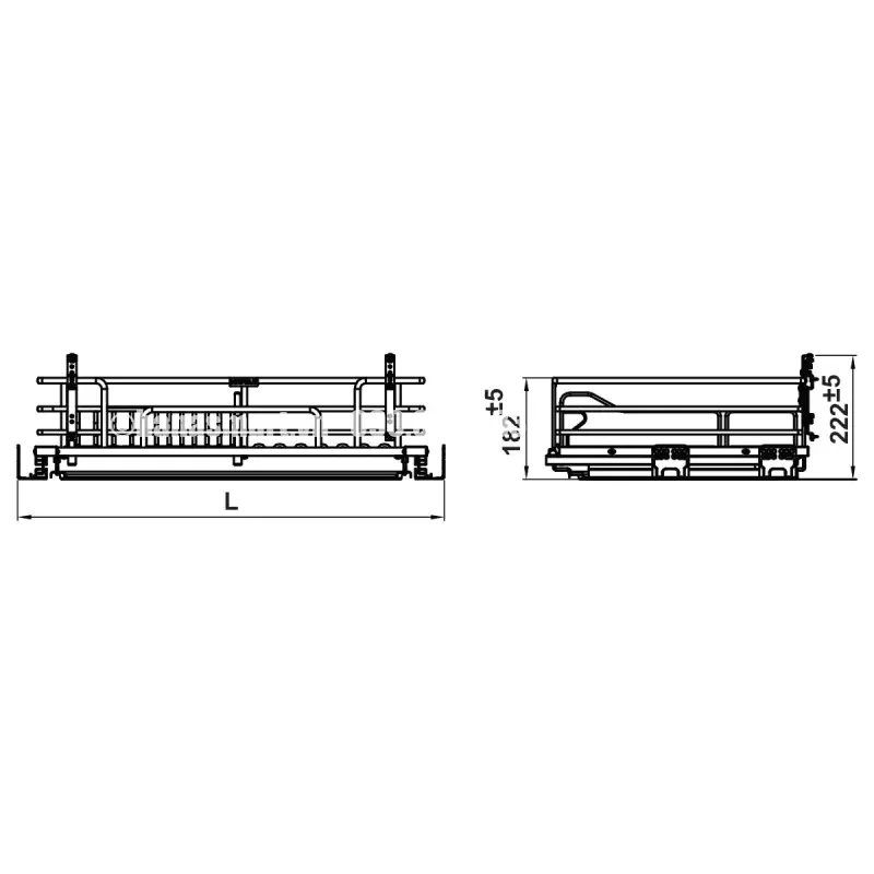 Rổ bát đĩa KASON FLEX Hafele 549.04.044 - ro bat dia kason flex hafele 549 04 0442