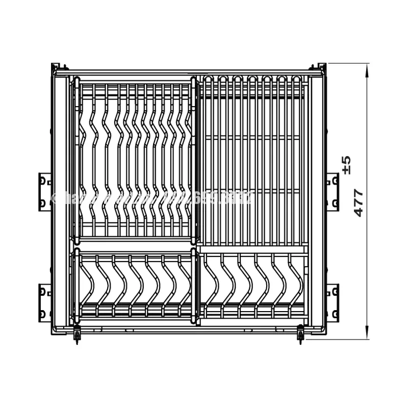 Rổ bát đĩa KASON FLEX Hafele 549.04.044 - ro bat dia kason flex hafele 549 04 0443