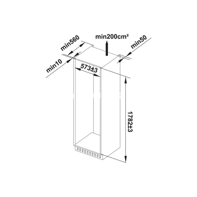 Tủ lạnh âm Hafele HF-BI60X 534.14.080 - tu lanh am hafele hf bi60x 534 14 08056