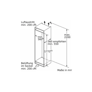 Tủ lạnh lắp âm Bosch KIN86ADD0 Serie 6 - tu lanh lap am bosch kin86add0 serie 667