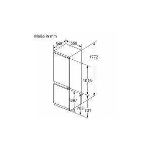 Tủ lạnh lắp âm Bosch KIN86ADD0 Serie 6 - tu lanh lap am bosch kin86add0 serie 68