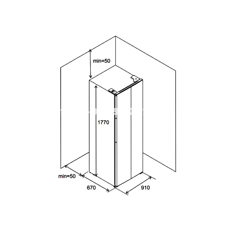 Tủ Lạnh SBS Hafele HF-SB5601FB 534.14.100 - tu lanh sbs hafele hf sb5601fb 534 14 1001