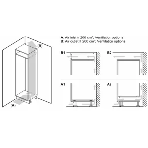 Tủ mát âm tủ Bosch KIR81ADD0 - tu mat am tu bosch kir81add01