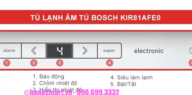 Tủ mát âm tủ BOSCH KIR81AFE0