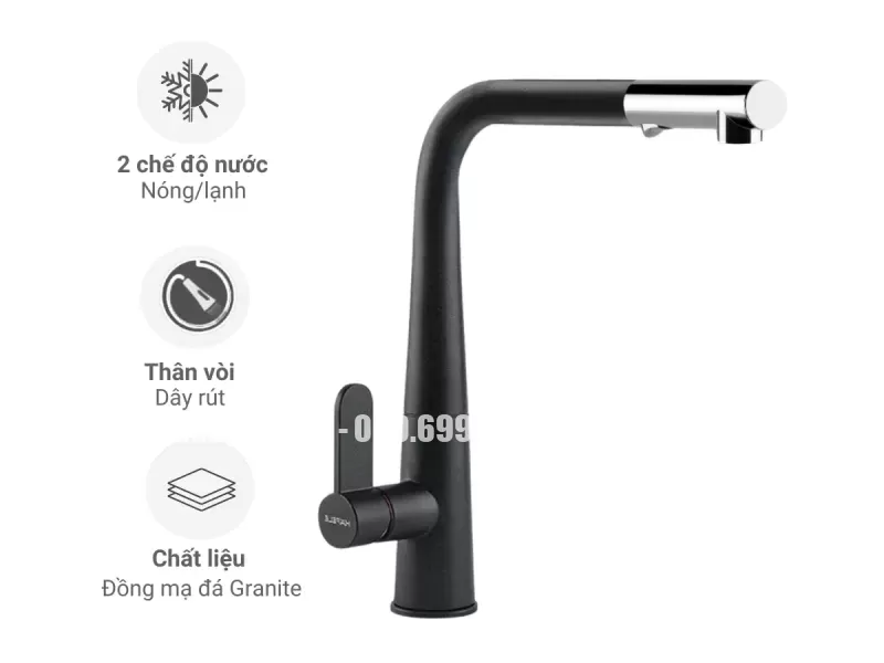 Vòi rửa chén Hafele HT20-GH1P259 570.82.300