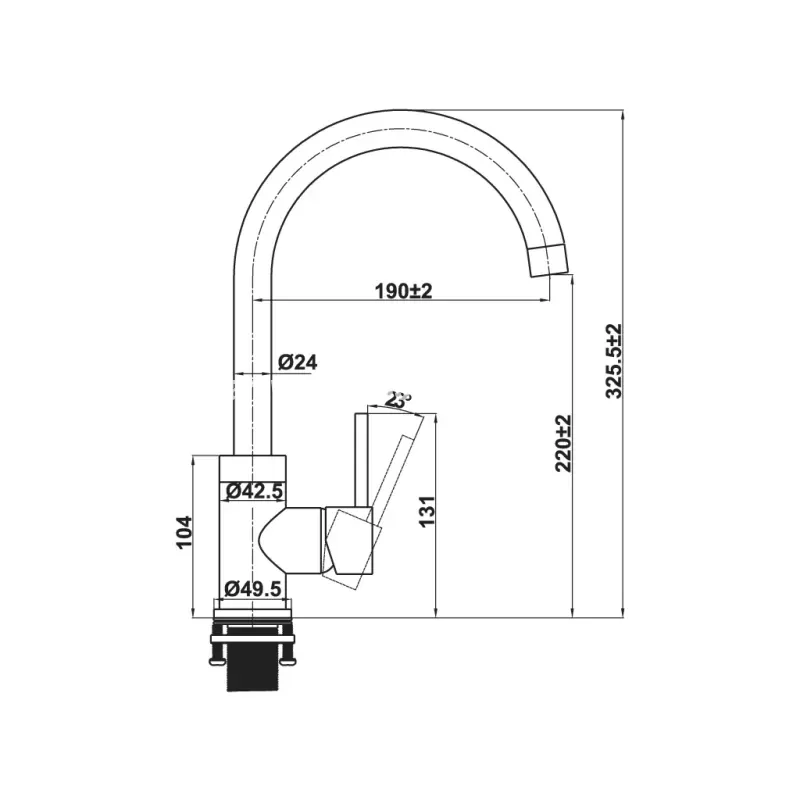 Vòi rửa chén Hafele HT21-CH1F220C 577.55.240 - voi rua chen hafele ht21 ch1f220c 577 55 2404