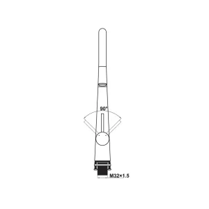 Vòi rửa chén Hafele HT21-CH1P245 577.55.220 - voi rua chen hafele ht21 ch1p245 577 55 2203