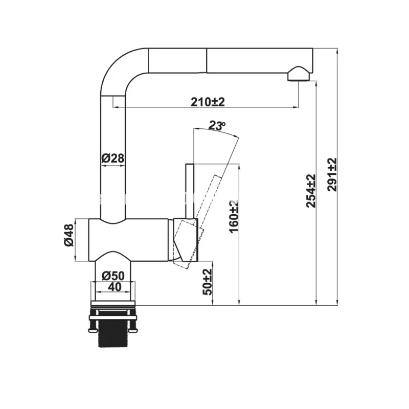 Vòi rửa chén Hafele HT21-CH1P254 577.55.200 - voi rua chen hafele ht21 ch1p254 577 55 2004