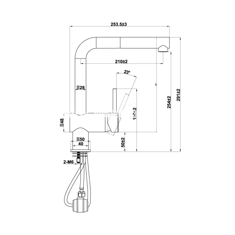 Vòi rửa chén Hafele HT21-GH1P254 577.55.290 - voi rủa chen hafele ht21 gh1p254 577 55 2905