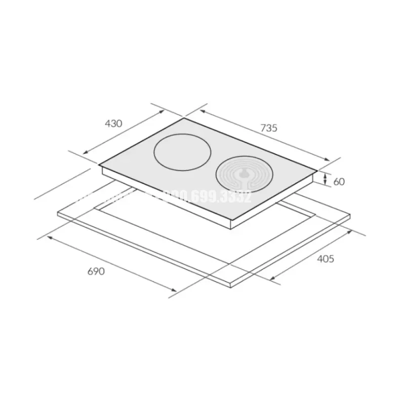 Bếp điện từ EUROSUN EU-TE259Pr