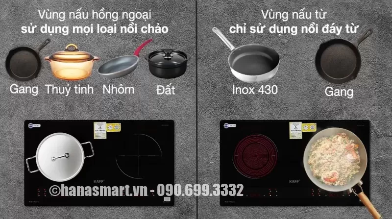 Bếp điện từ hồng ngoại KAFF KF-073IC