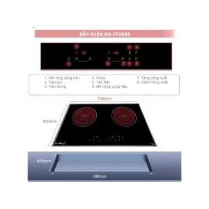 Bếp hồng ngoại EUROSUN EU-IF268S