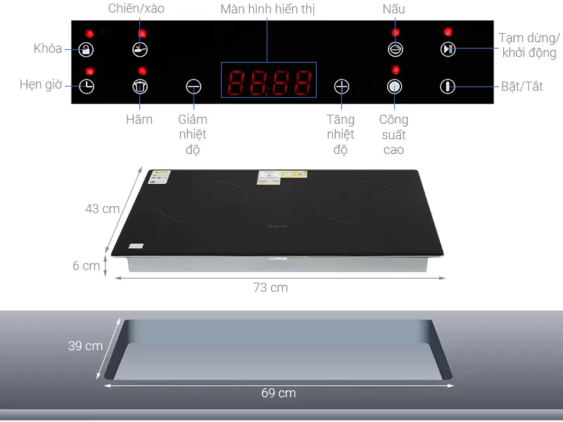 Bếp từ KAFF KF-073II 