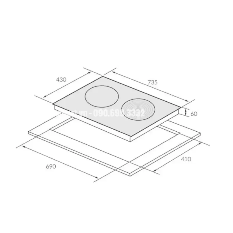 Bếp từ hồng ngoại EUROSUN EU-TE226Max