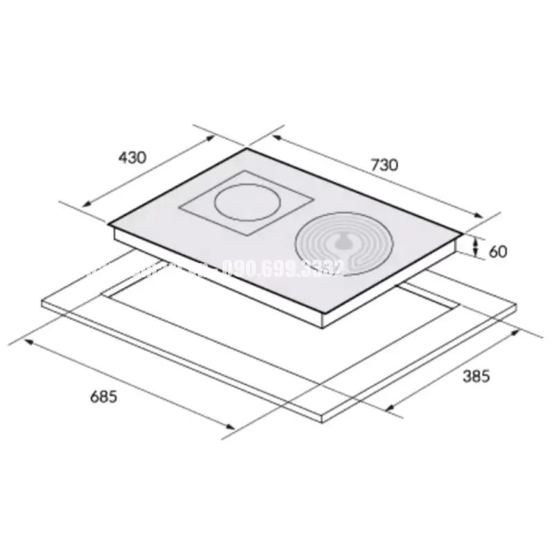 Bếp từ hồng ngoại EUROSUN EU-TE799Pro