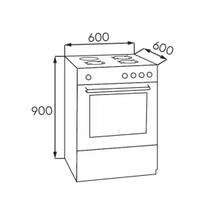 Bếp tủ liền lò KAFF KF-FRT6604GAC