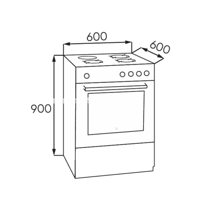 Bếp tủ liền lò KAFF KF-FRT6604GAC