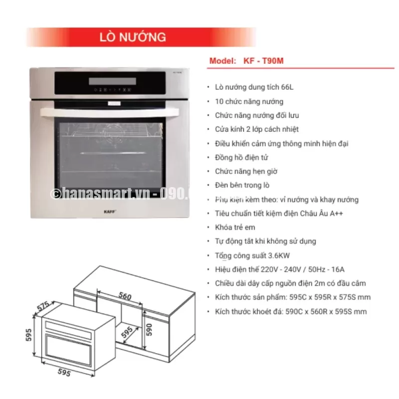 Lò nướng KAFF KF-T90M