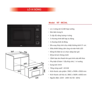 Lò vi sóng KAFF KF-MC34L