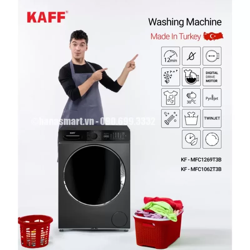 Máy giặt KAFF KF-MFC1062T3B