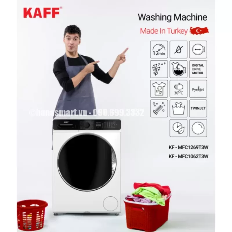 Máy giặt KAFF KF-MFC1062T3W