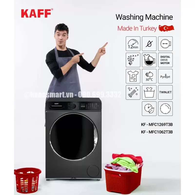 Máy giặt KAFF KF-MFC1269T3B