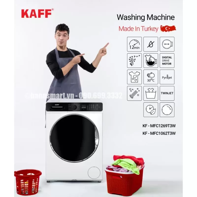 Máy giặt KAFF KF-MFC1269T3W