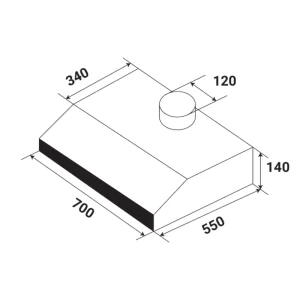 Máy hút mùi KAFF KF-700W